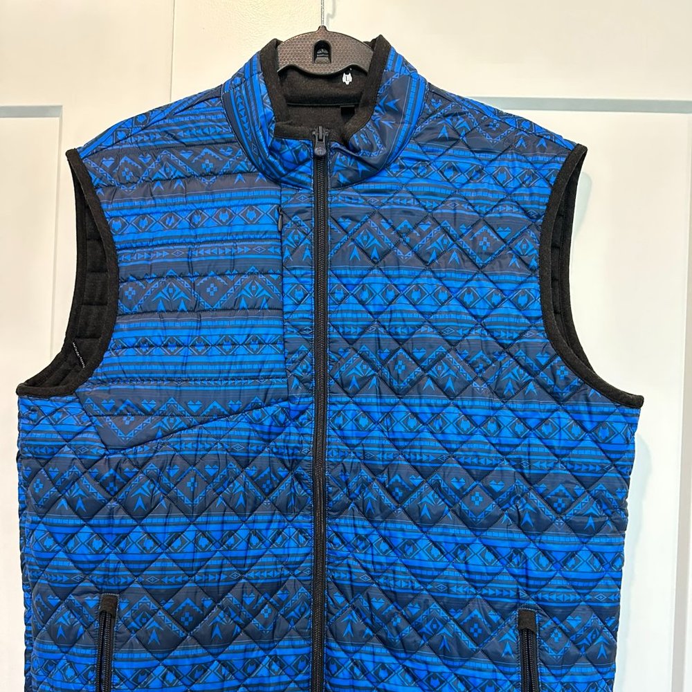 Greyson Blue and Black Quilted Vest